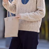 Casual Youthful Fake‑Two‑Piece Zip‑Up Denim Spliced Knit Top