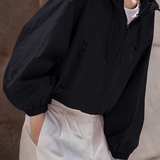 Casual Hooded Short Loose Jacket - liwisi