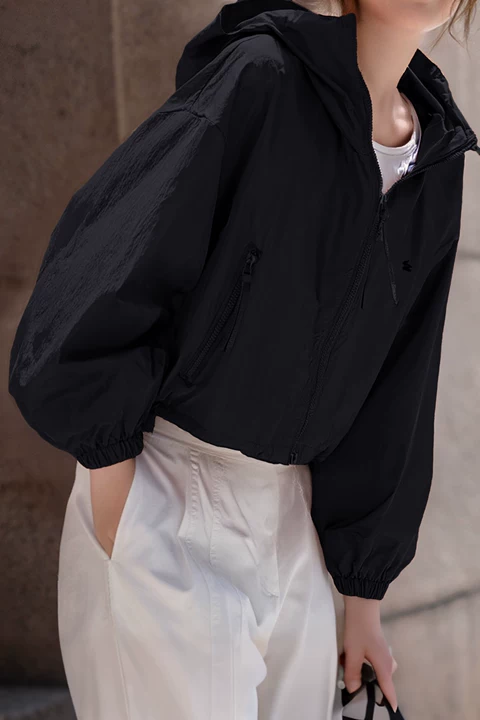 Casual Hooded Short Loose Jacket - liwisi