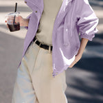 Casual Hooded Short Loose Jacket - liwisi