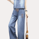 Casual stylish denim set