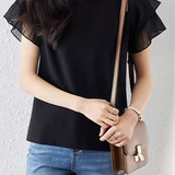 Versatile Spliced Short-sleeve T-shirt