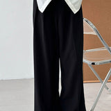 High-Waist Belted Maxi Wide Pants - 2 Colors Available