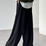 High-Waist Belted Maxi Wide Pants - 2 Colors Available