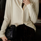 Simple Office Solid-Color Shirt