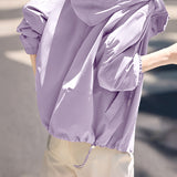 Casual Hooded Short Loose Jacket - liwisi