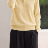 Casual Shawl Collar Knit Cardigan (Available in Buttonless / Double-Button Style)