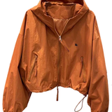 Casual Hooded Short Loose Jacket - liwisi