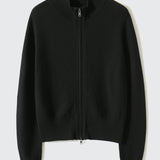 Tall Collar Classic Knit Blouson - 3 Colors Available