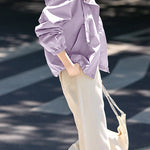 Casual Hooded Short Loose Jacket - liwisi