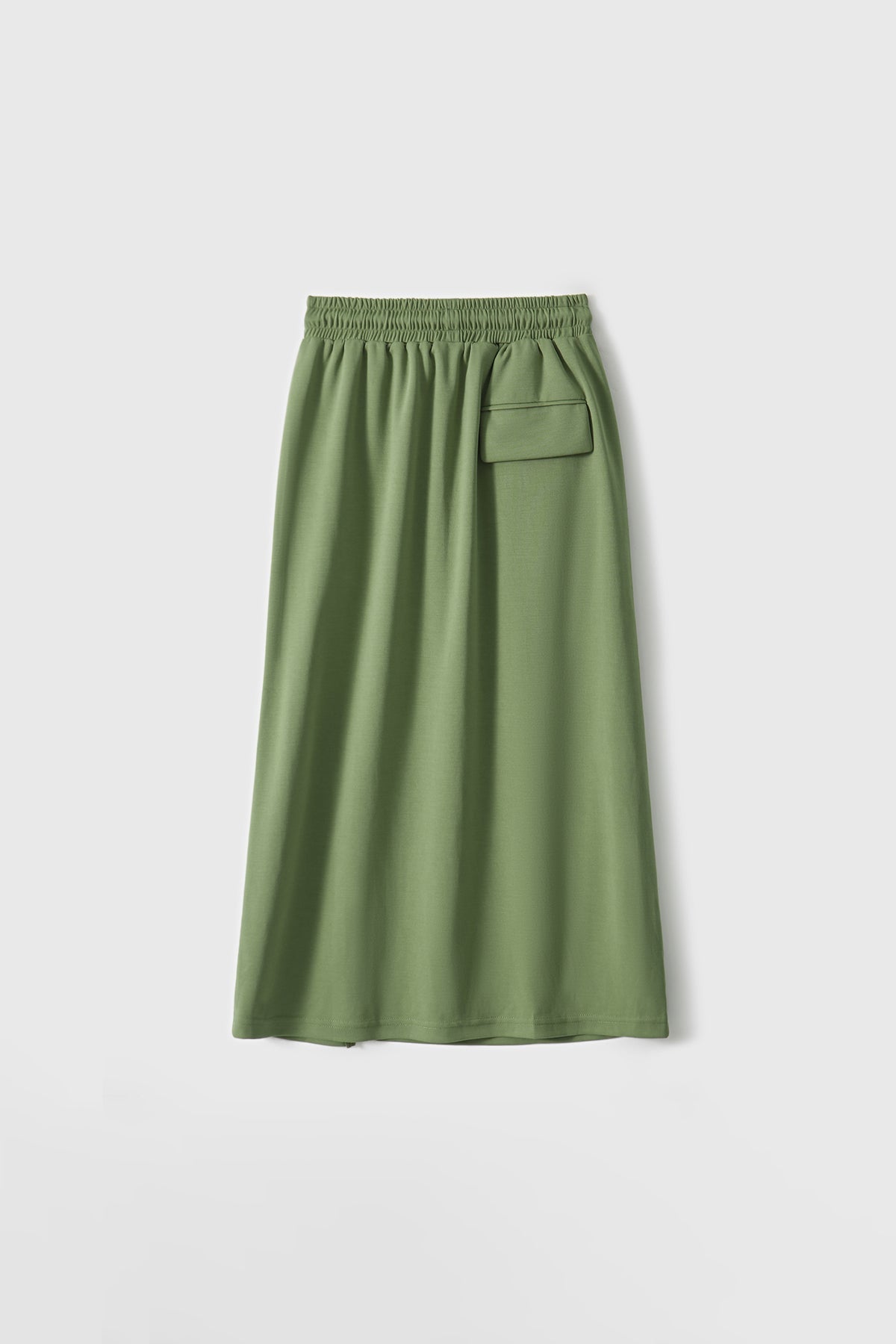 三点セット　フード付Vネックシンプルベスト＋ラウンドネックベーシックTシャツ＋フロントスリットシンプルスカート　3色入 - liwisi