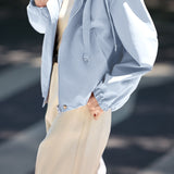 Casual Hooded Short Loose Jacket - liwisi