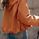 Casual Hooded Short Loose Jacket - liwisi