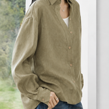 Casual Minimalist Two-Piece Set: Linen Cotton Shirt & Trousers