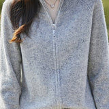 Loose, casual, soft and thick knitted top