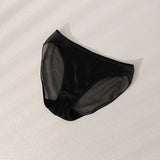 Silk Solid Color Lingerie Set