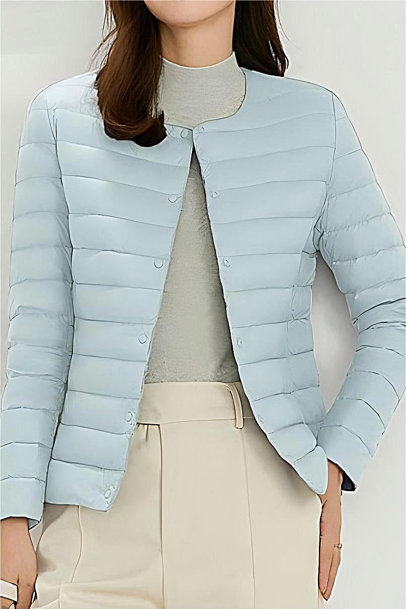 Lightweight Long Sleeve Duck Down Jacket - liwisi