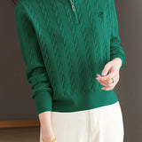 Commuter Versatile Half-Zip Knit Sweater