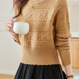 Low Neck Layering Knit Top