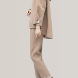 Woolen Long Sleeve Two-Piece Set