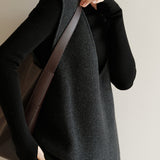 Versatile Simple Layered Knit Vest