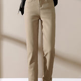 Straight Tube Loose Casual Versatile Thick Cigarette Pants