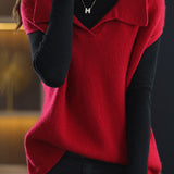 Loose vest sleeveless jacket