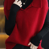 Loose vest sleeveless jacket