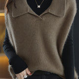 Loose vest sleeveless jacket