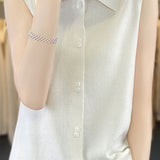 Sleeveless Knitted Vest