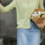 Comfortable V-neck Cardigan