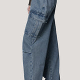 Stylish Denim Wide-leg Pants