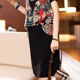 Stylish Fake Two-piece Dress