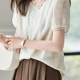 Elegant Puff Sleeve Shirt