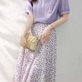Elegant Shirt and Skirt Set