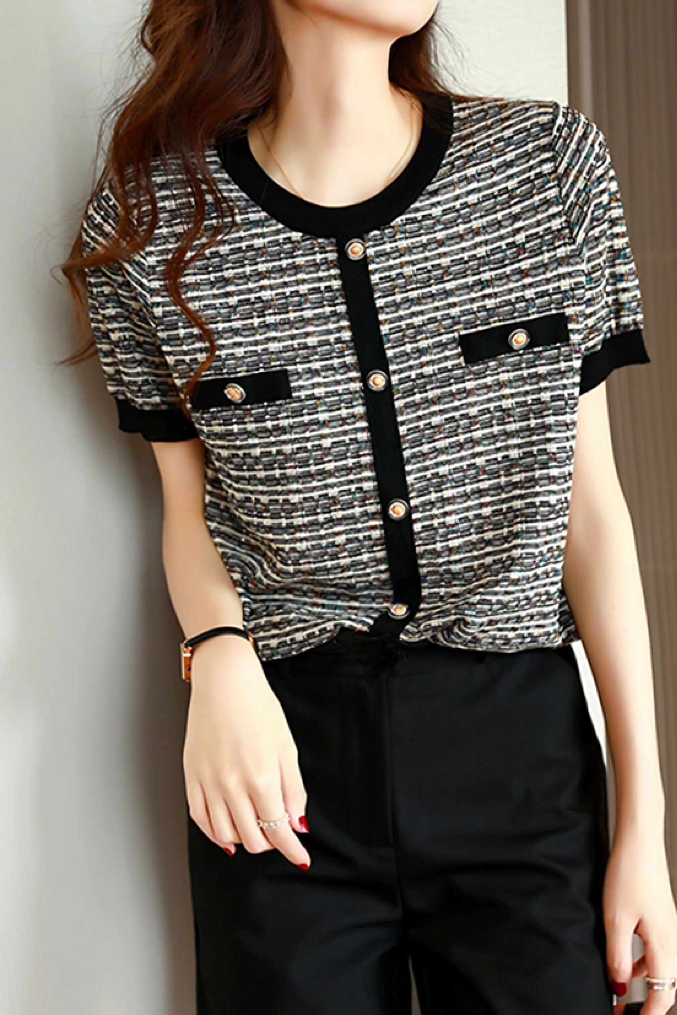 Fashionable Elegant Knit Sweater - liwisi