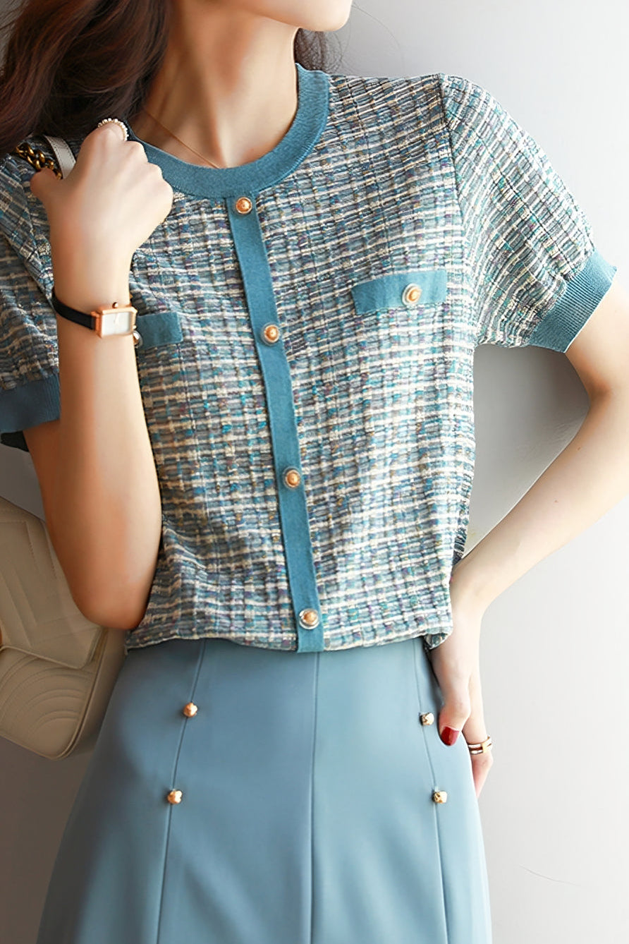 Fashionable Elegant Knit Sweater - liwisi