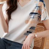V-Neck Short Sleeve T-Shirt