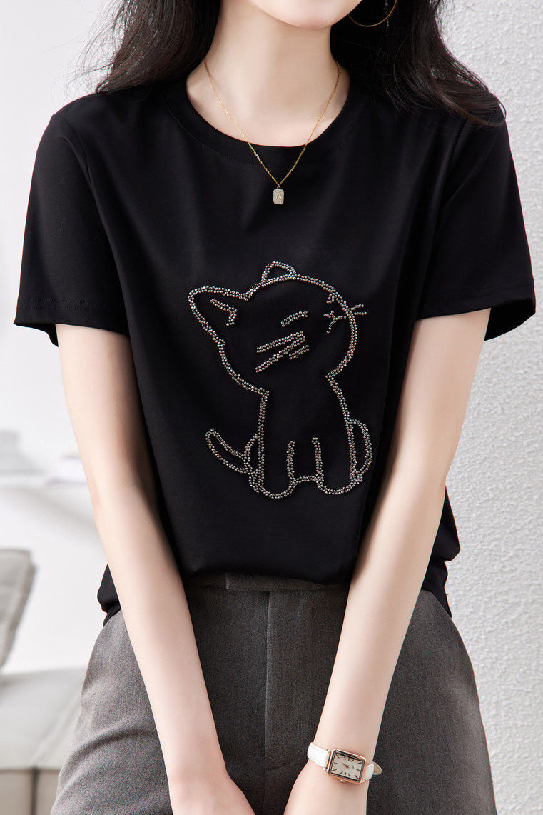 Cute Cat T-Shirt - liwisi
