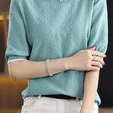 Diamond Pattern Knit Top
