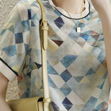 Satin Short Sleeve T-Shirt