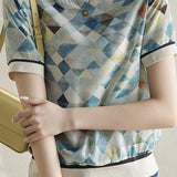 Satin Short Sleeve T-Shirt
