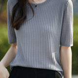 Minimalist Waffle Knit Top