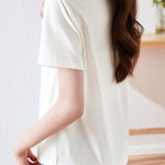 Casual textured patchwork top - liwisi