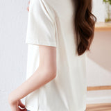 Casual textured patchwork top - liwisi