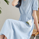 Exquisite lace V-neck dress