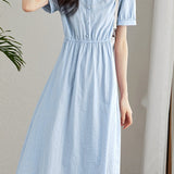 Exquisite lace V-neck dress