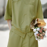 Casual breathable cotton set - liwisi