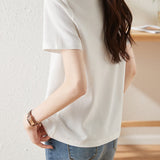 Fashionable Embroidered T-Shirt