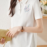 Fashionable Embroidered T-Shirt